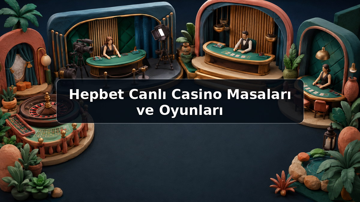 Hepbet Canlı Casino Masaları ve Oyunları hakkında açıklayıcı görsel
