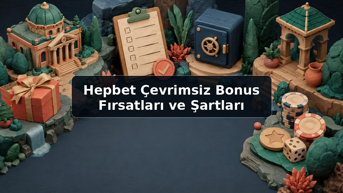 Hepbet Çevrimsiz Bonus Fırsatları ve Şartları hakkında açıklayıcı görsel